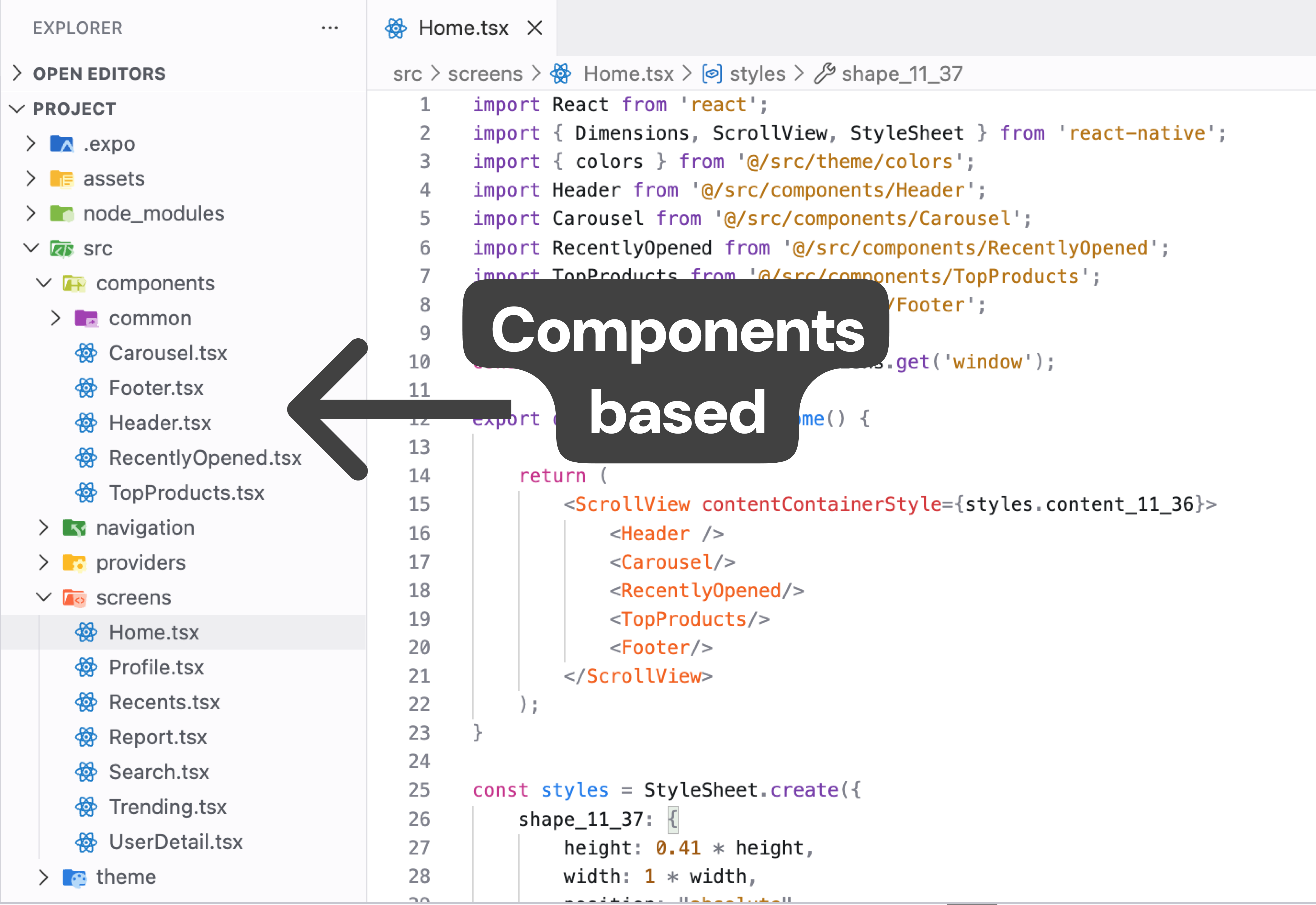 Components Stay Components